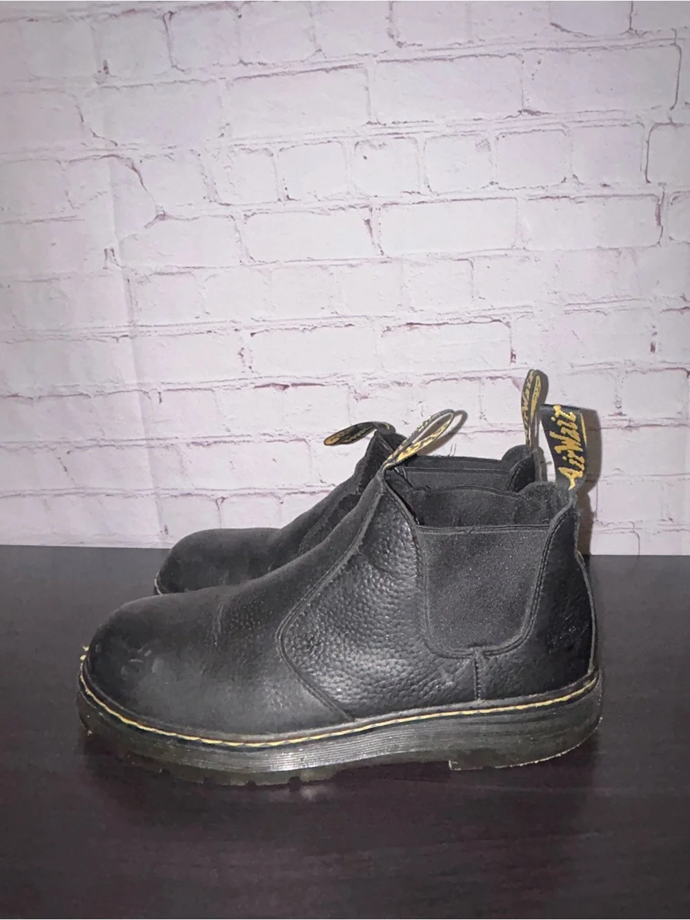 Dr. Martens RIVET STEEL TOE CHELSEA WORK BOOTS men’s size 11